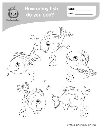 Free cocomelon coloring page help learn with favorite characters