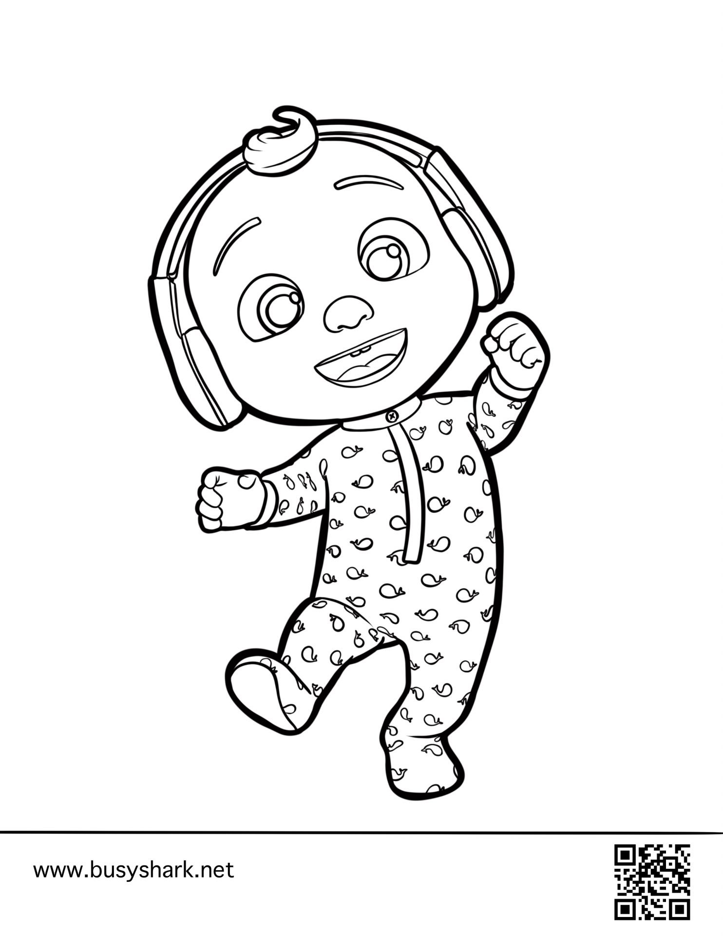 Cocomelon jj coloring page