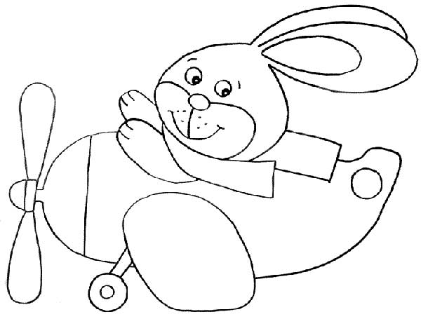 Desenhos de coelho para imprimir e colorir em casa