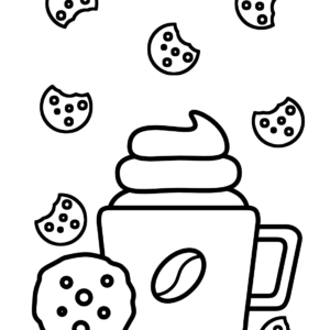 Coffee coloring pages printable for free download