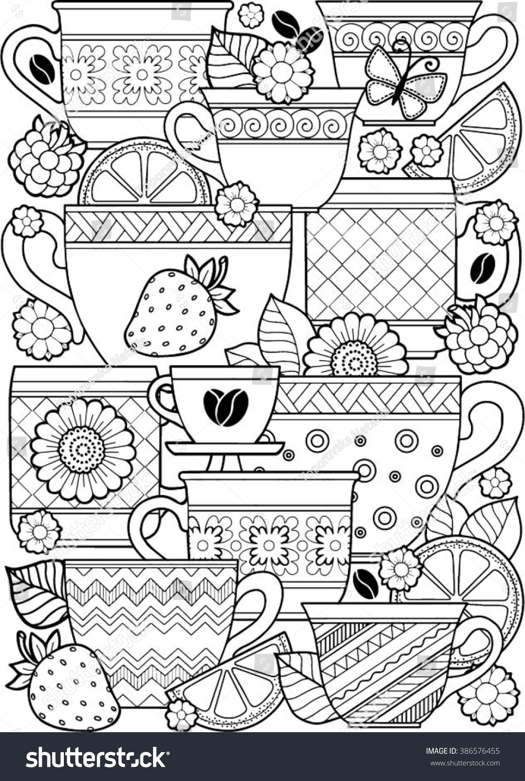 Hakuun vector coloring page coloring book adult liittyvã vektorikuva rojaltivapaa