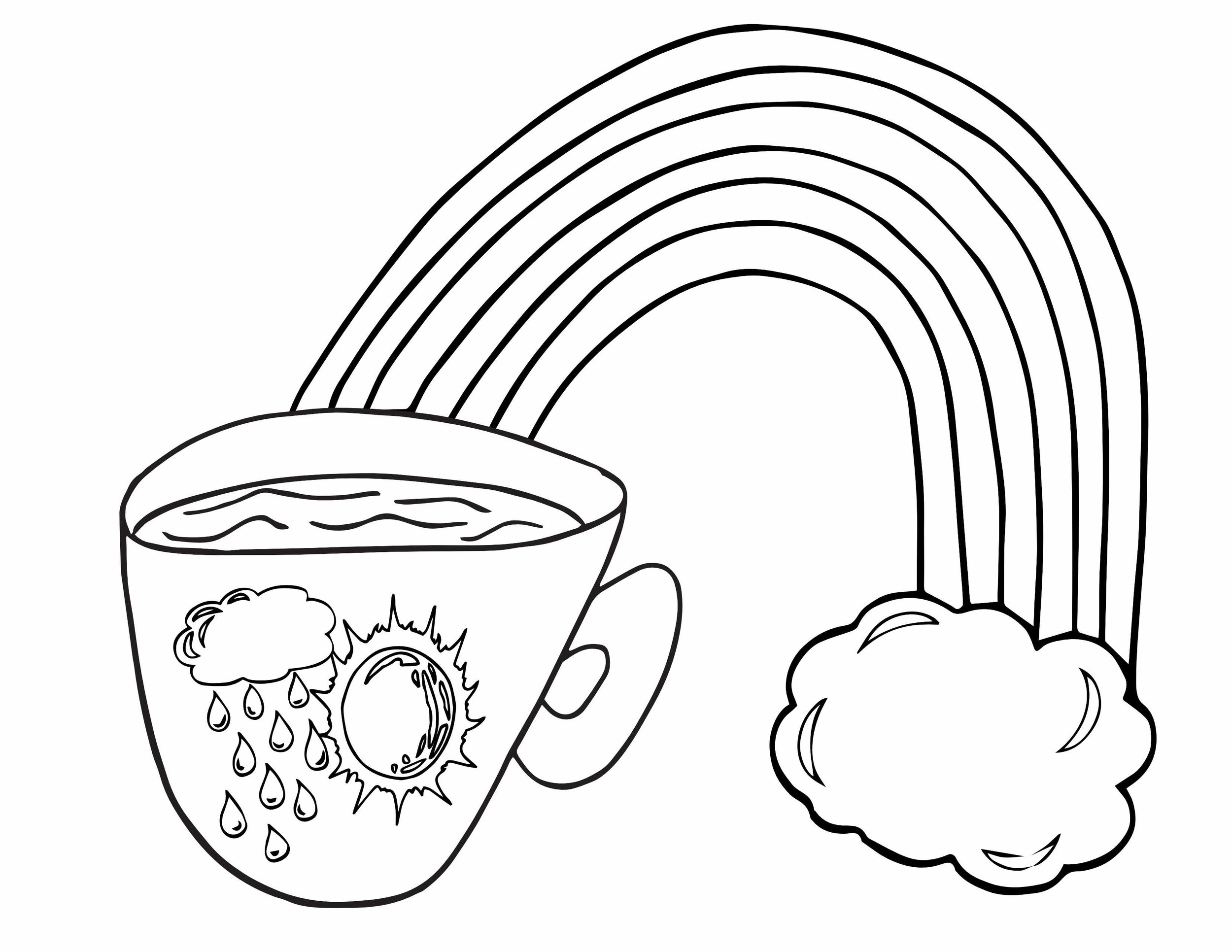 Free coffee coloring pages â stevie doodles