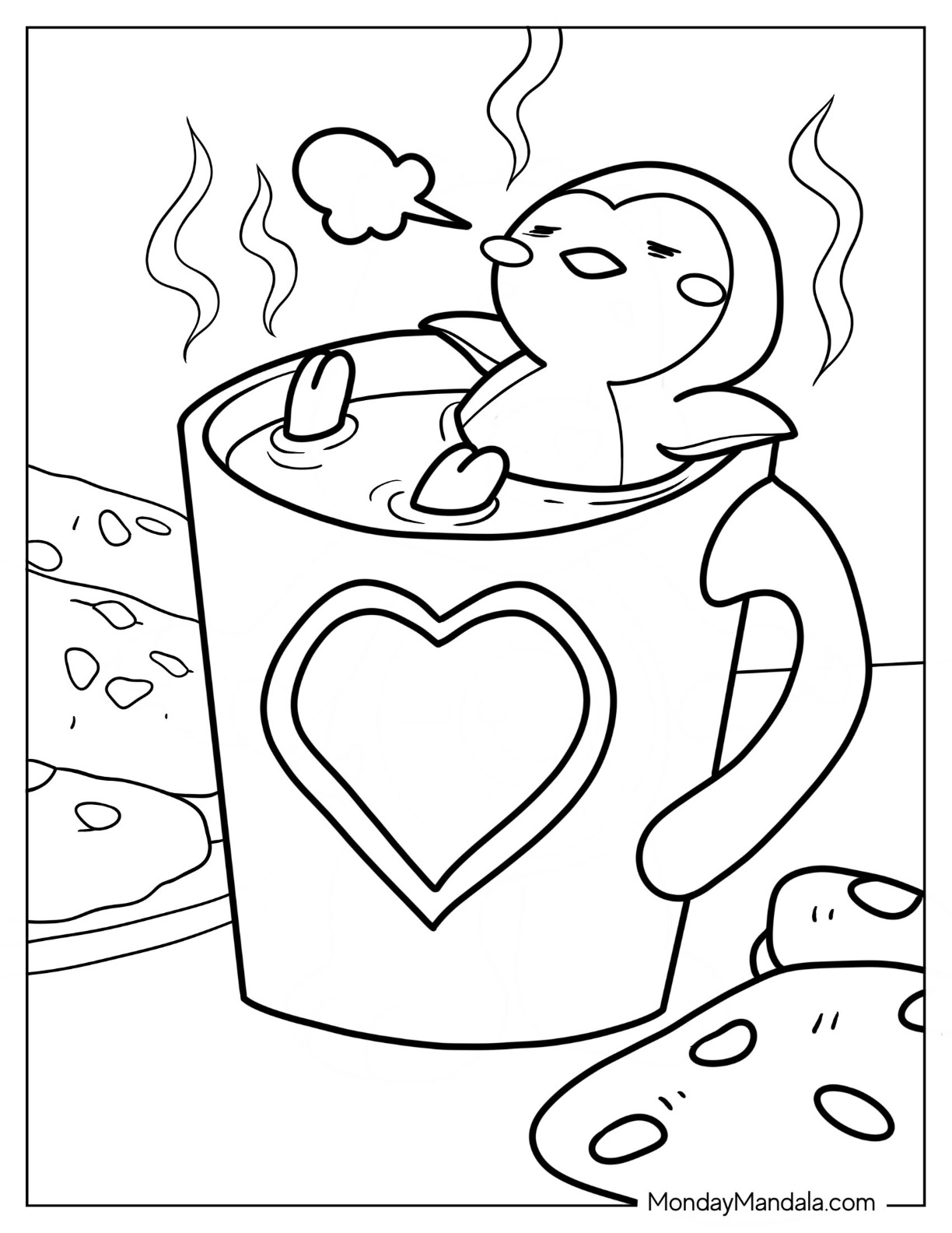 Coffee coloring pages free pdf printables
