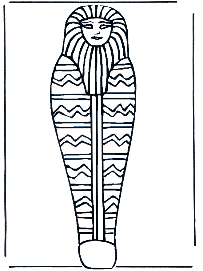 Pharaoh coffin