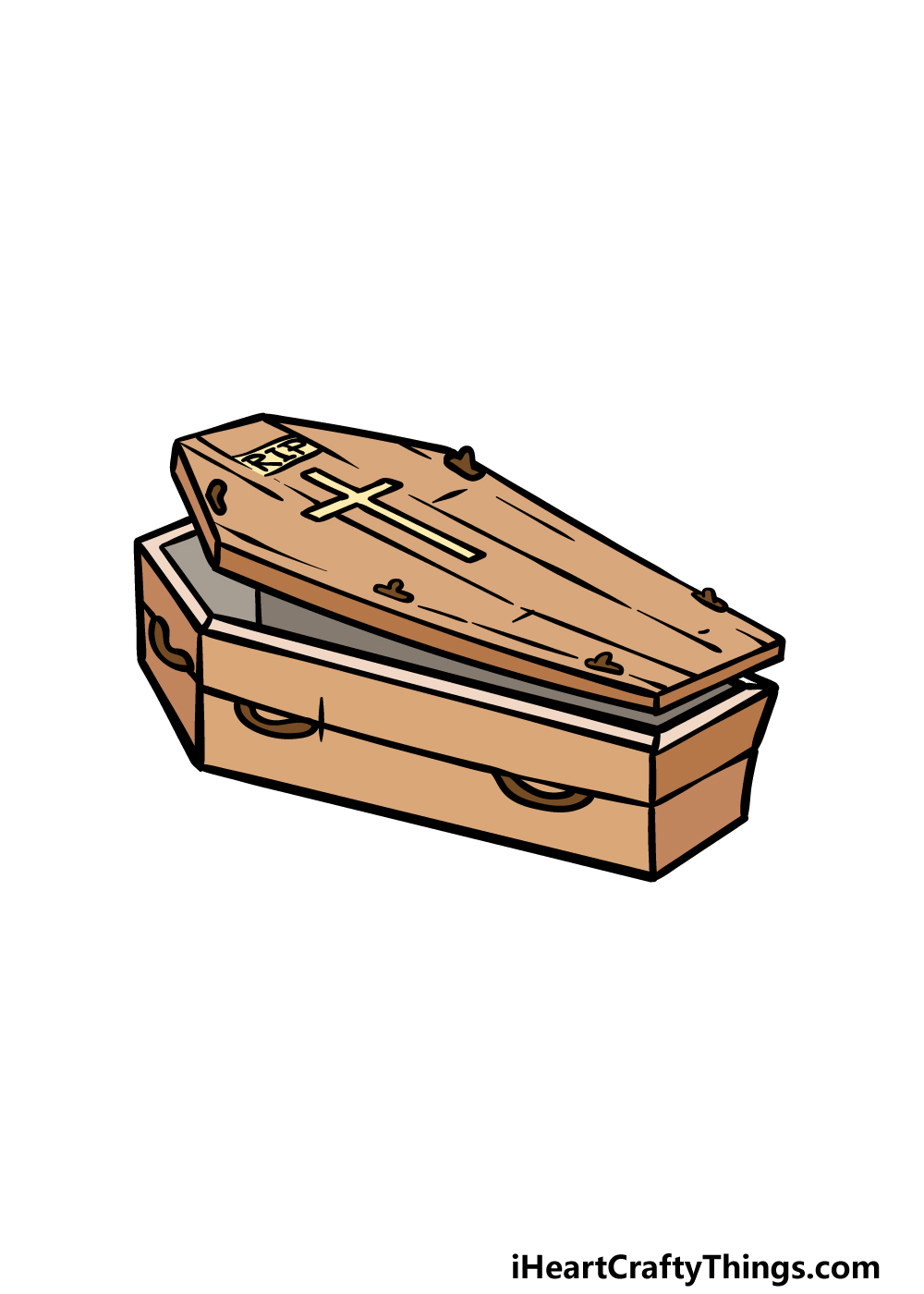 Coffin drawing