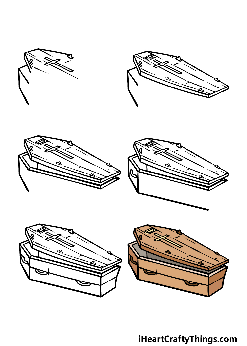 Coffin drawing