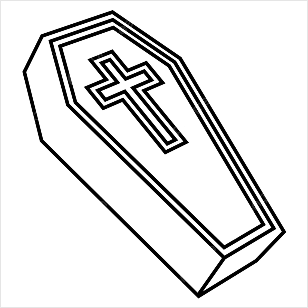 Coffin drawing png transparent images free download vector files