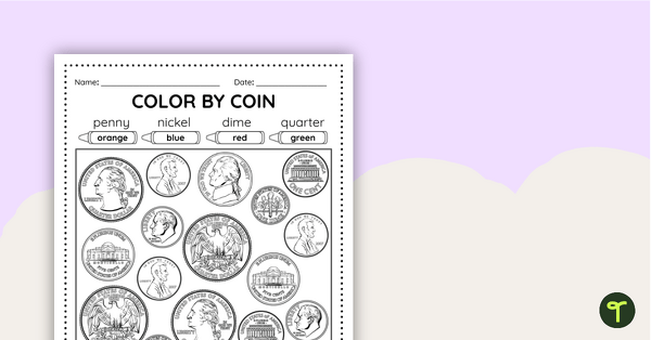 Color by coin teach starter