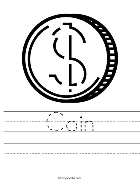 Coin worksheet