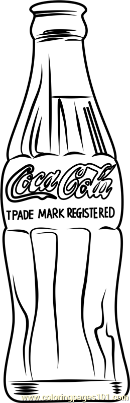 Coca cola by andy warhol coloring page for kids