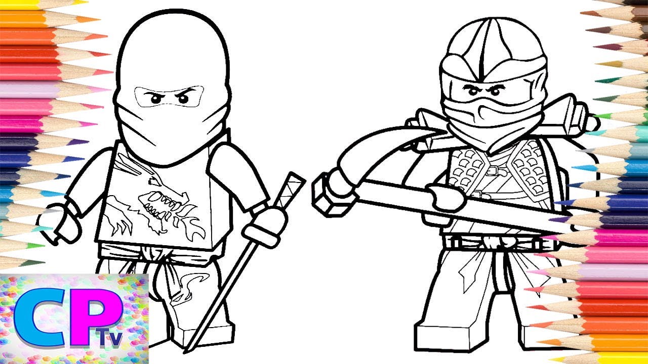 Lego ninjago cole zx and kai dx coloring pagesroy knox