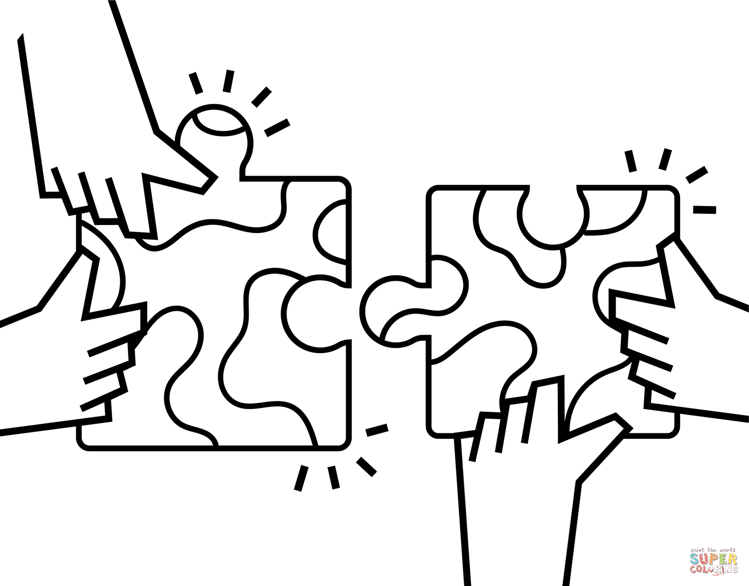 Collaboration coloring page free printable coloring pages