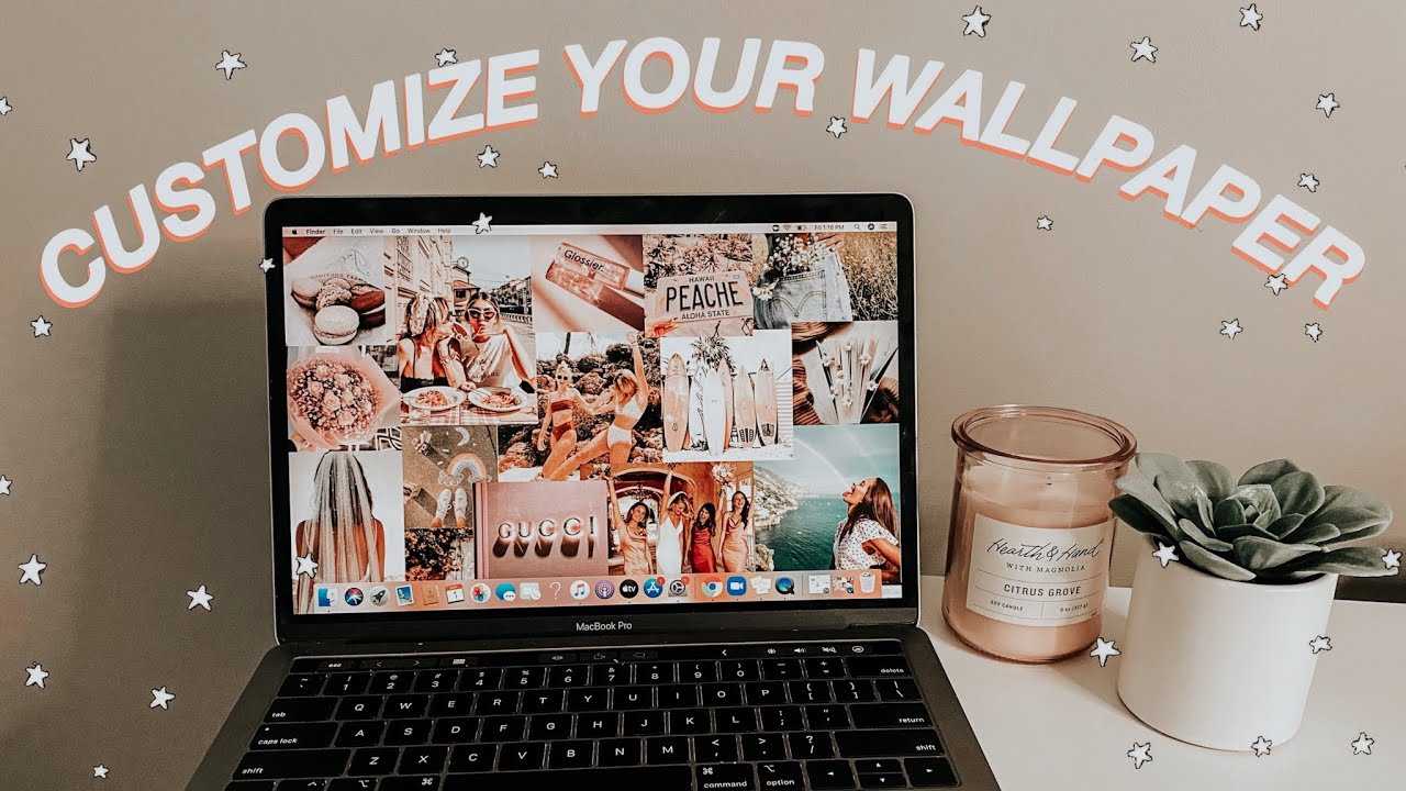 How to make custom wallpaper on your macbook how to customize your macbook