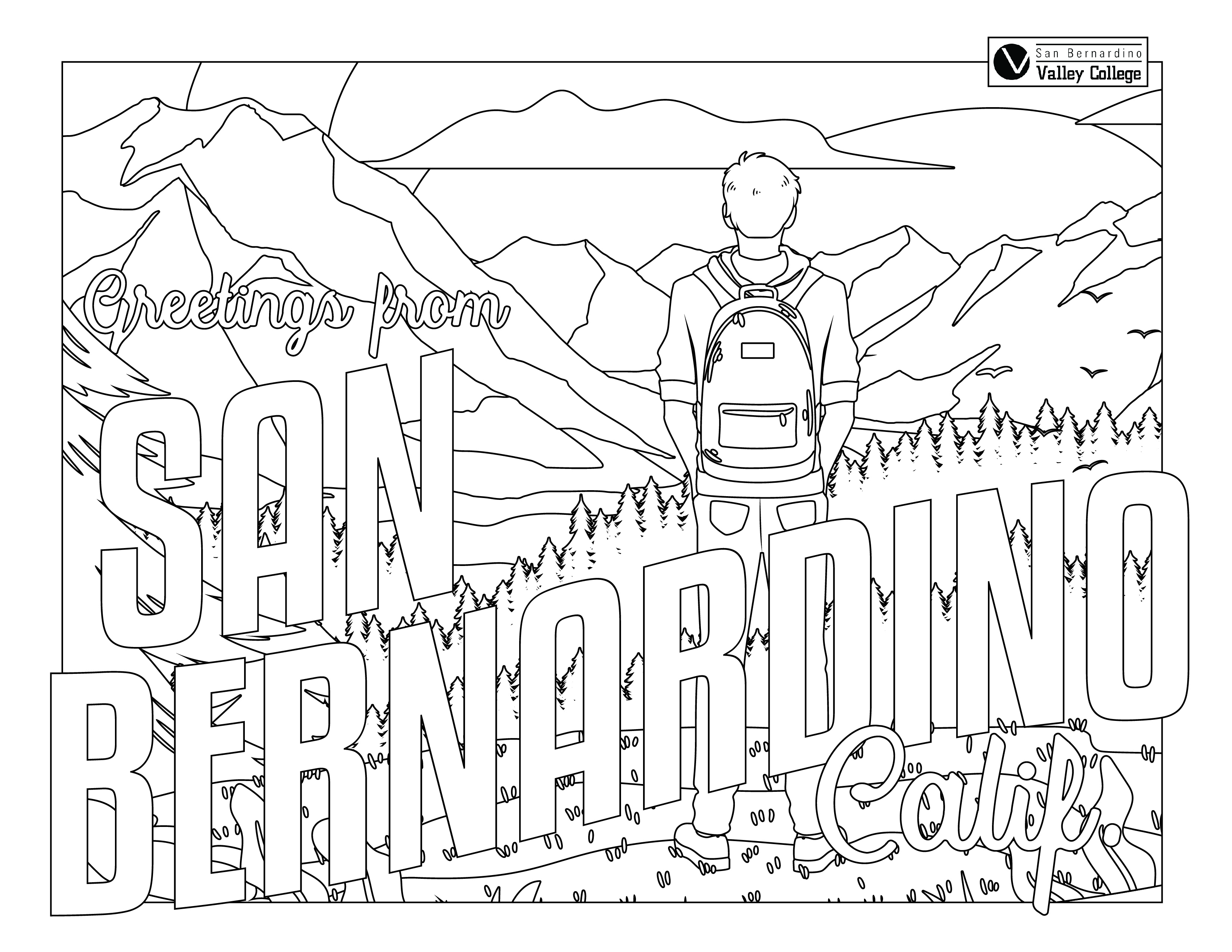 Coloring pages â san bernardino valley college