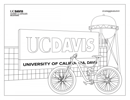 Uc davis coloring book pages one aggie network