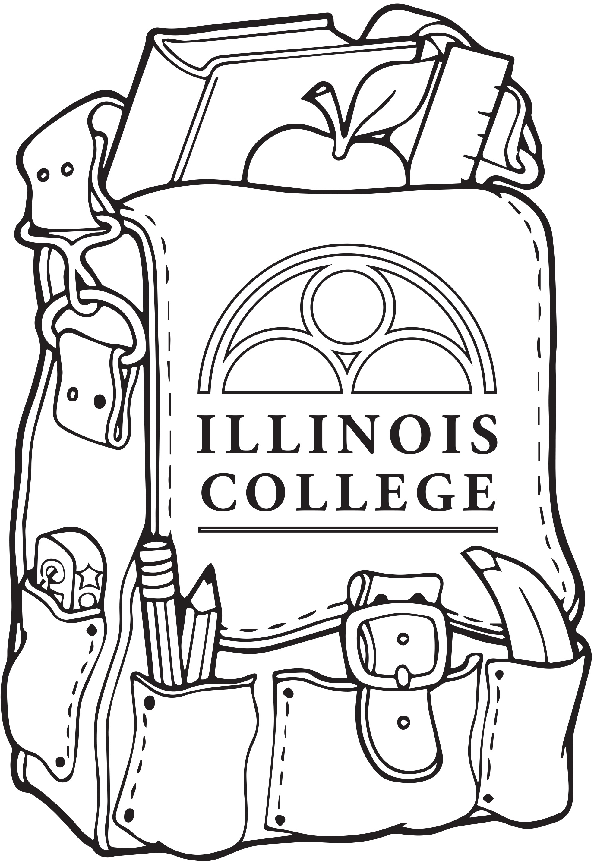 Illinois college coloring pages illinois college