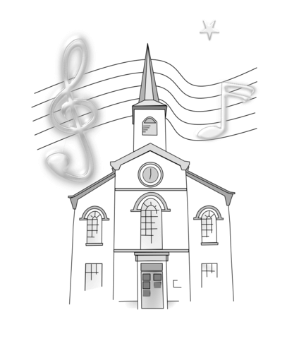 Church coloring page free printable coloring pages