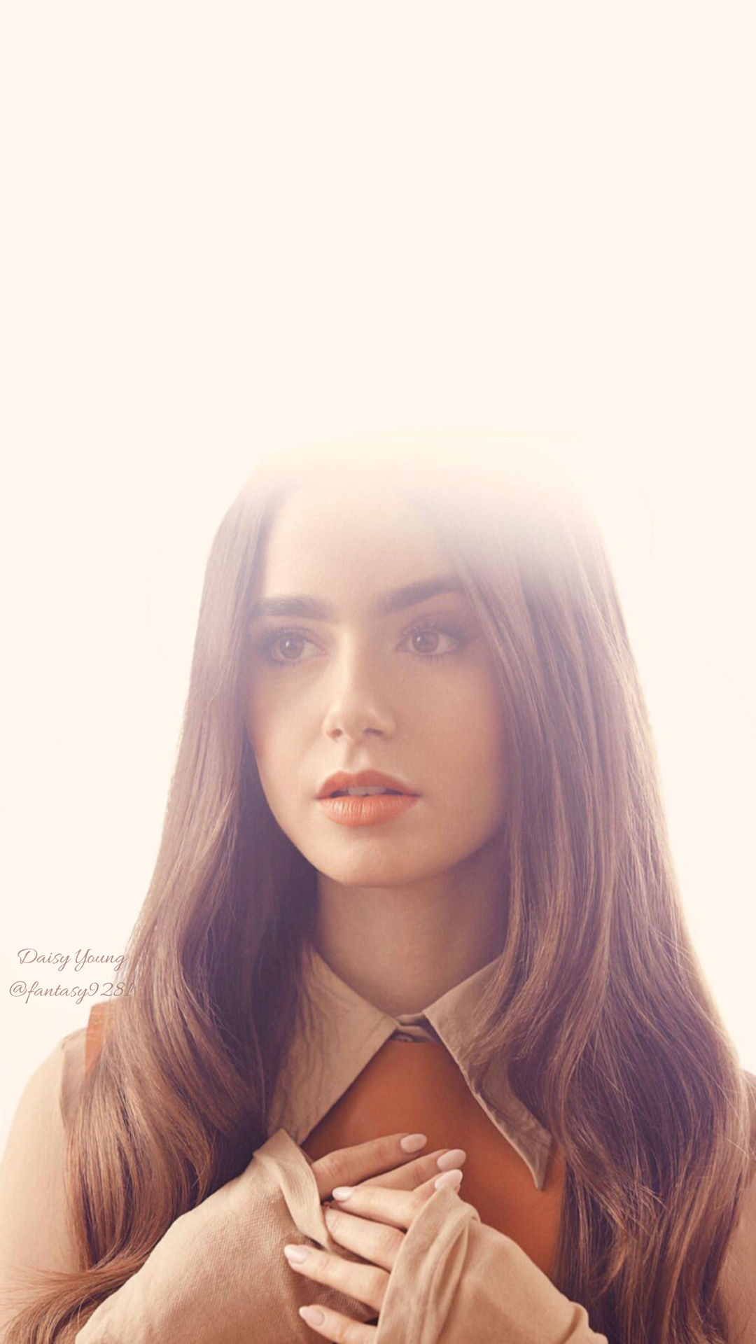 Lily collins wallpaper lockscreen âï celebridades personagens de inspiraãão atrizes