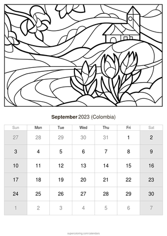 September calendar