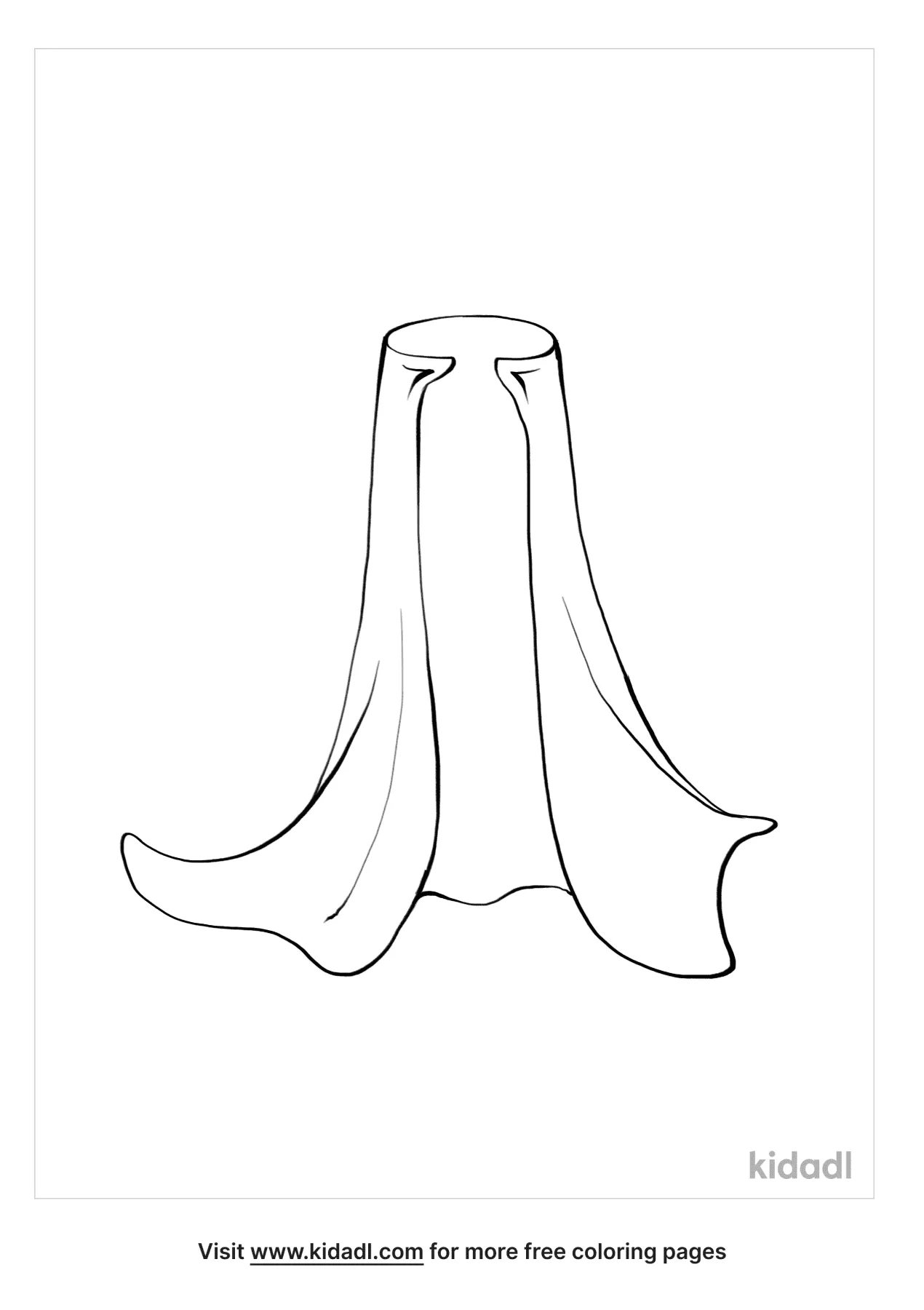 Free cape coloring page coloring page printables