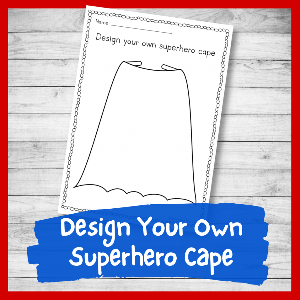 Design your own superhero cape