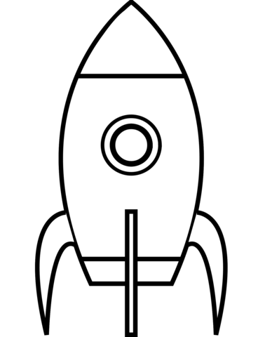 Cartoon moon rocket coloring page free printable coloring pages