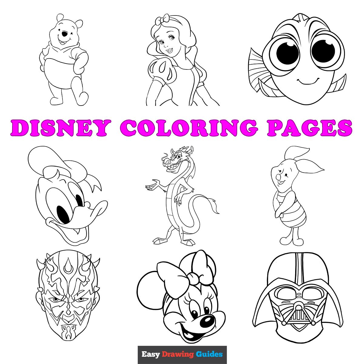 Free printable disney coloring pages for kids