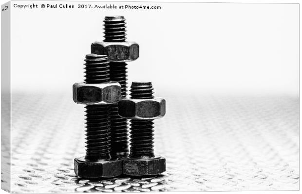 Nuts n bolts picture canvas wall art in colour by paul cullen id