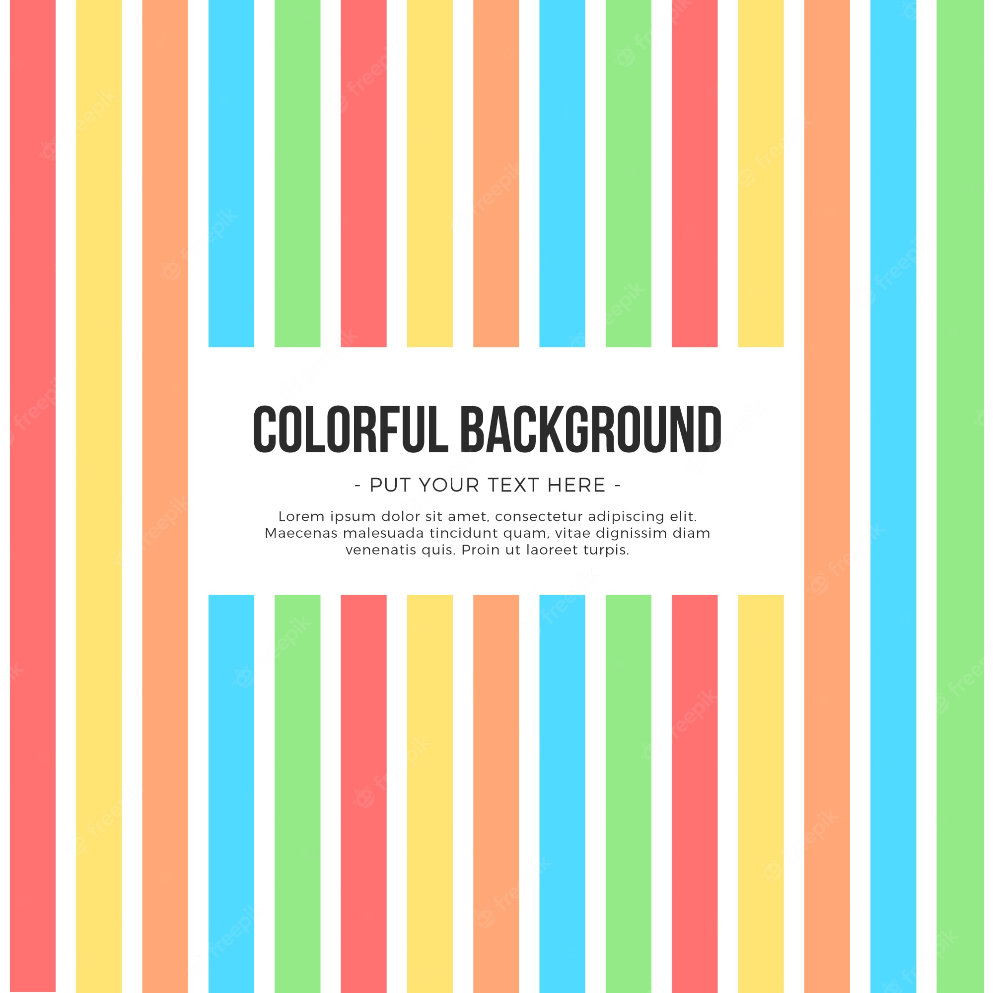 Rainbow Colorful Stripes Abstract Background Stock Illustration