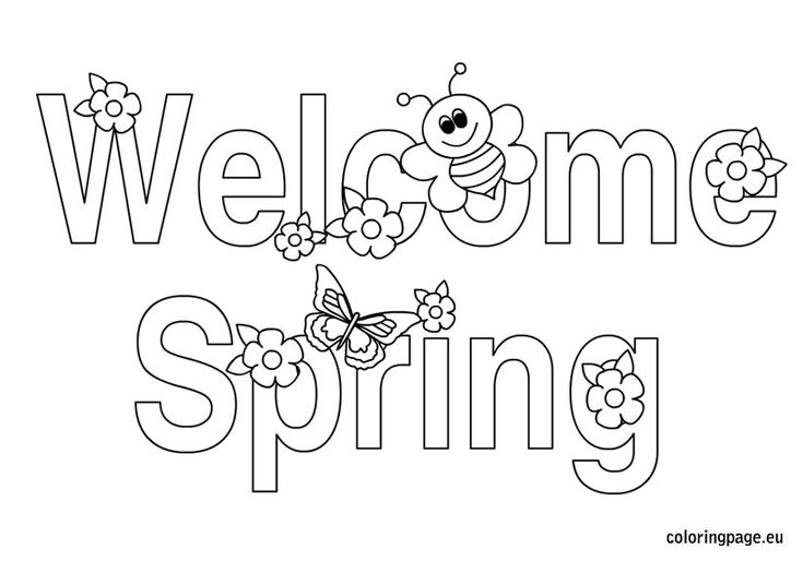 Best images of printable coloring pages wele to banner spring coloring pages spring coloring sheets coloring pages