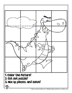 Printable coloring puzzles for kids woo jr kids activities childrens publishing