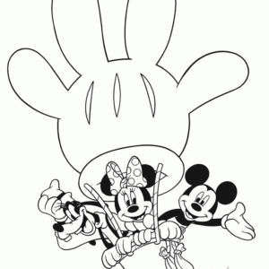 Mickey mouse birthday coloring pages printable for free download