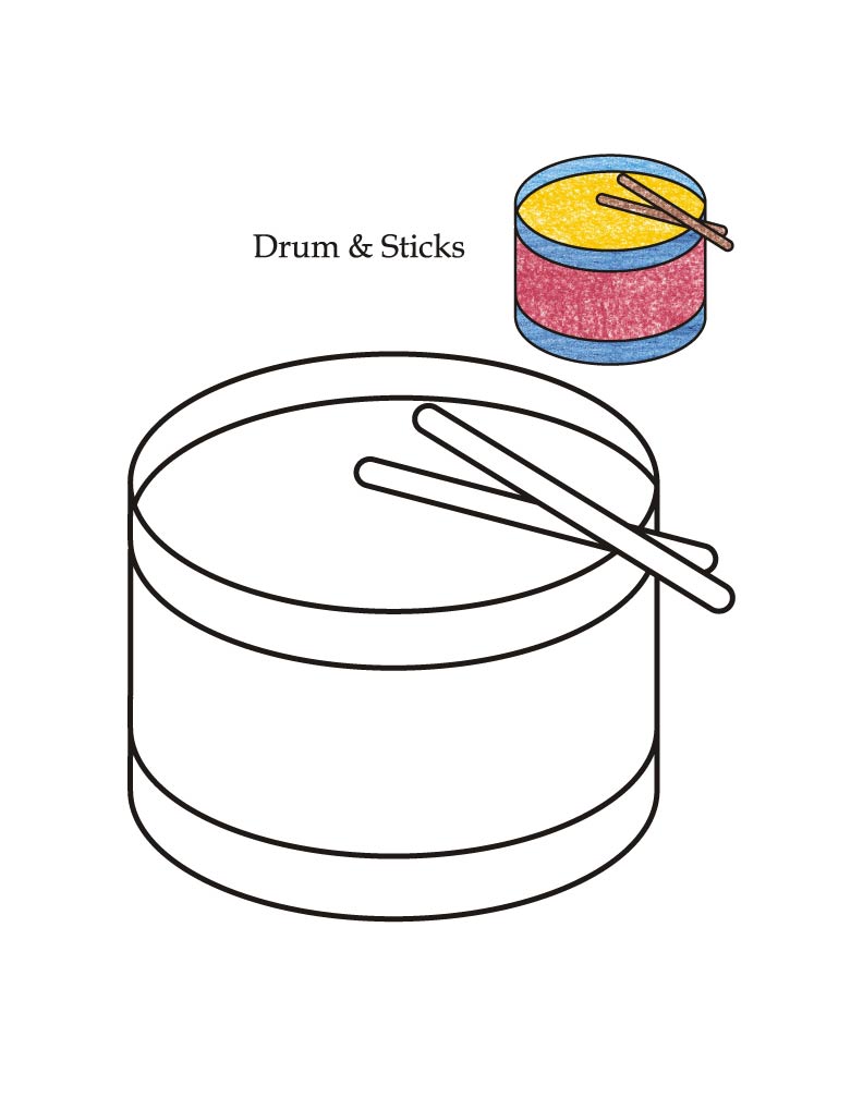 Level drum and sticks coloring page download free level drum and sticks coloring page for kids best coloring pages