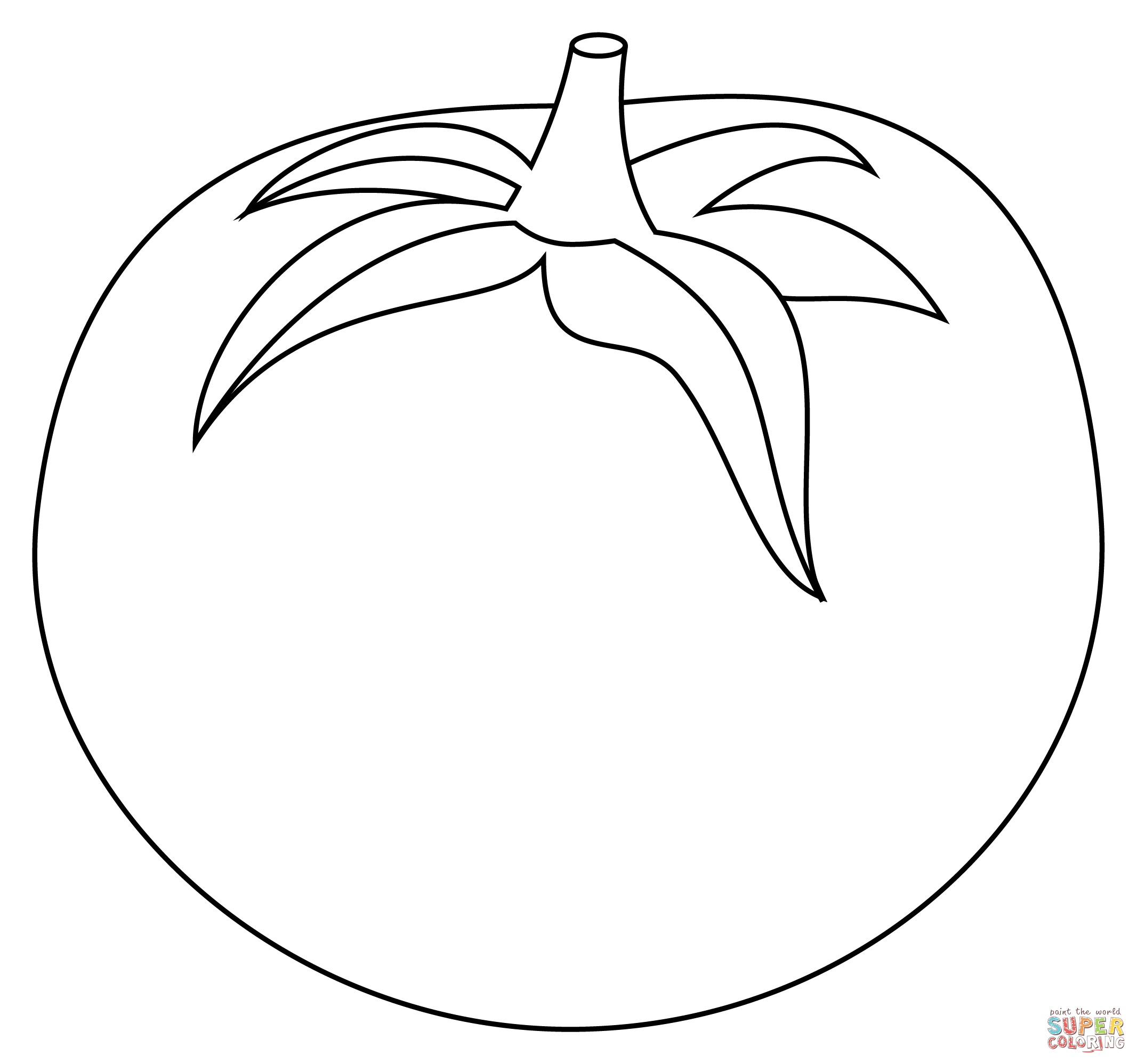 Tomato coloring page free printable coloring pages coloring pages summer coloring pages printable coloring pages