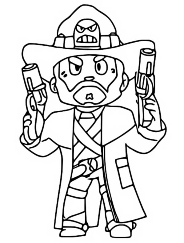 Coloring pages brawl stars season goldarmgang