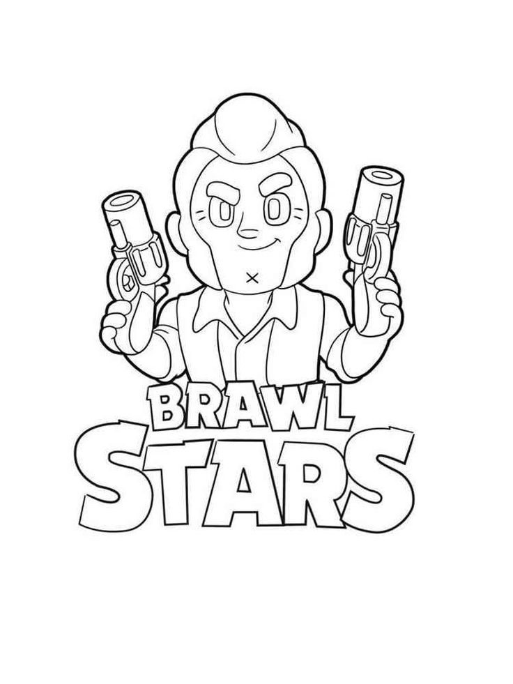 Colt brawl stars coloring pages star coloring pages coloring pages drawing tutorial