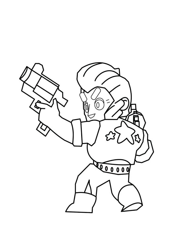 Brawl stars coloring pages