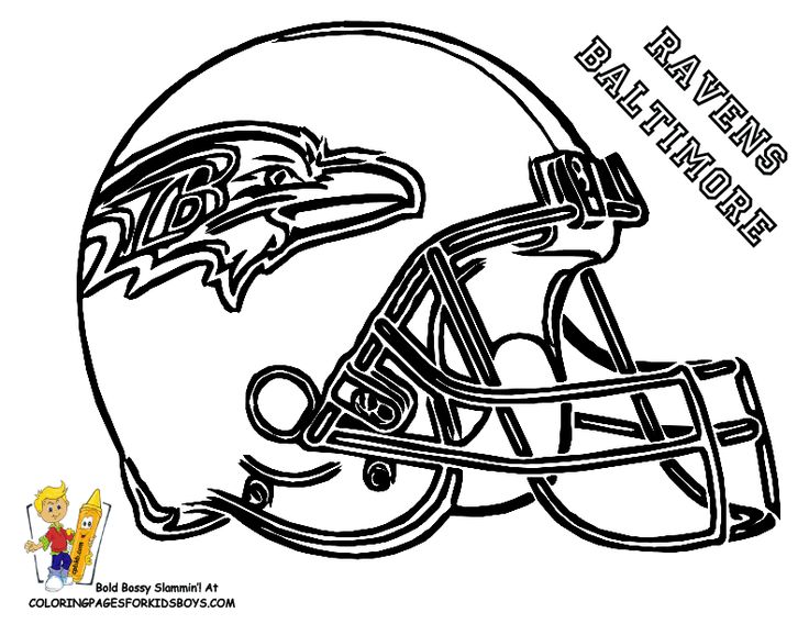 Coloring pg football coloring pages ravens football coloring pages