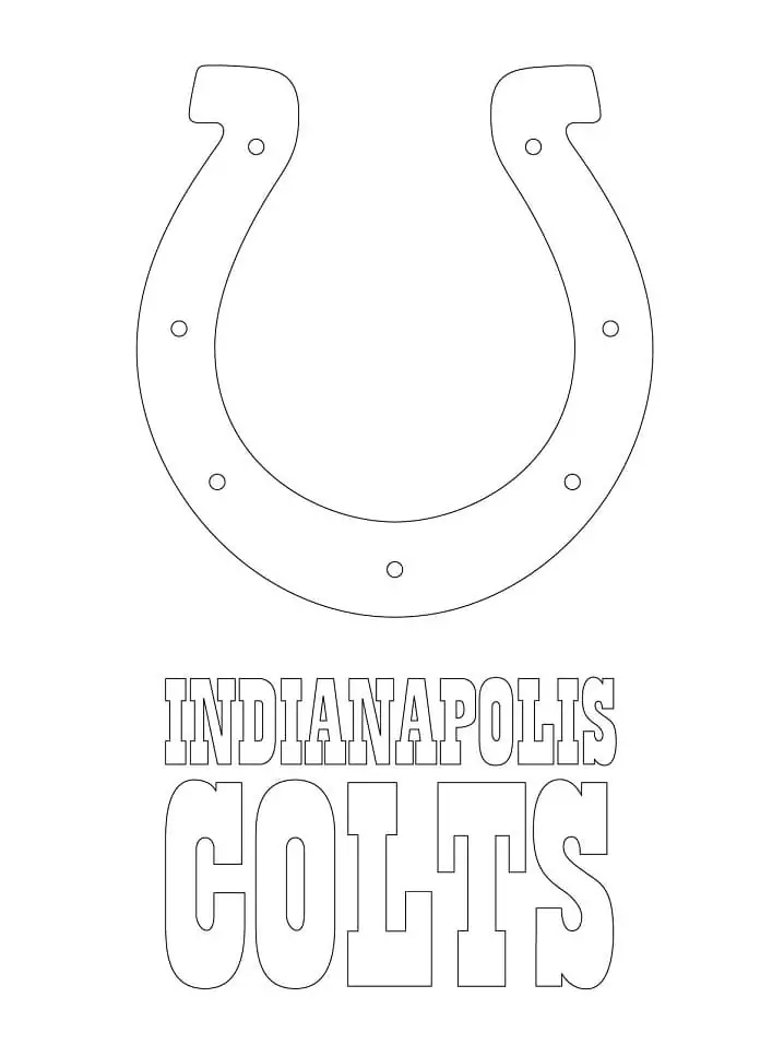 Chicago bears logo coloring page