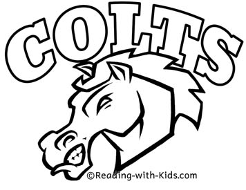 Mascot coloring pages