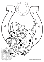 Indianapolis colts coloring pages