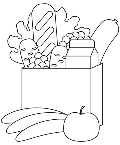 Food drive coloring page free printable coloring pages