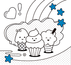 Food coloring pages