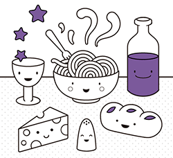 Food coloring pages