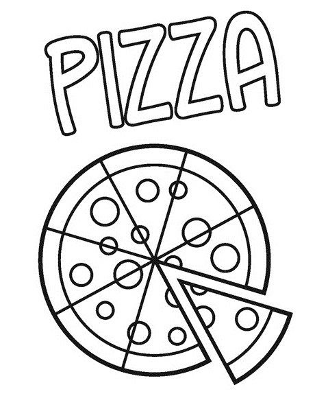 Pizza coloring printable page pizza coloring page preschool coloring pages free kids coloring pages