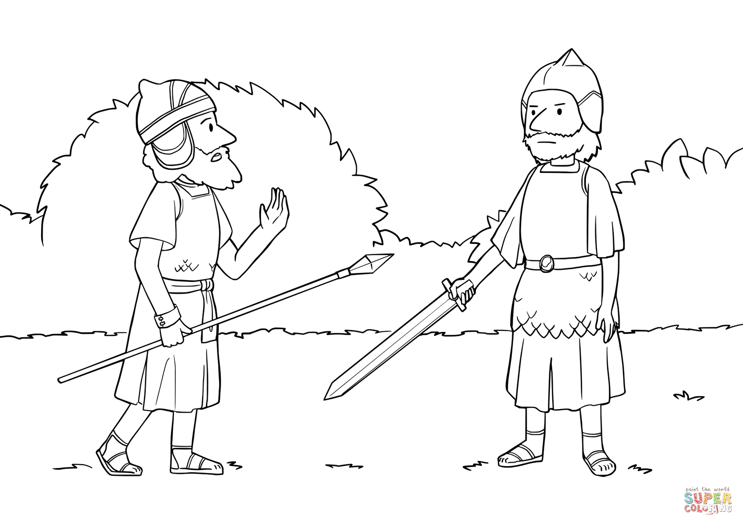 Joshua meets mander of the army of the lord coloring page free printable coloring pages