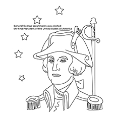 Best george washington coloring pages for toddlers