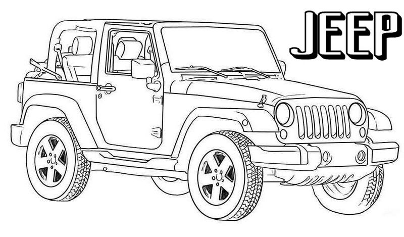 Most popul jeep coloring pages for kids and adults jeep drawing jeep t jeep wrangler