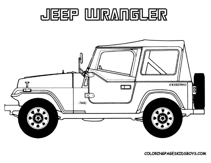 Adventure awaits printable jeep coloring pages