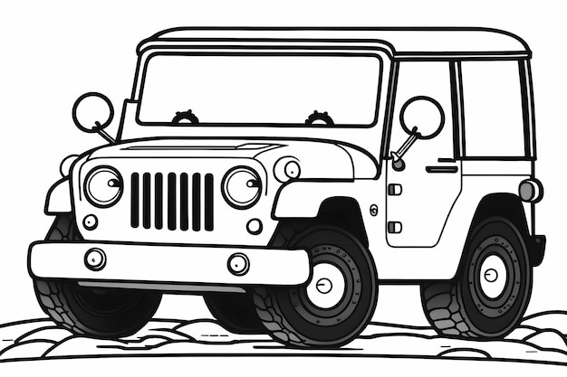 Page car coloring page pictures